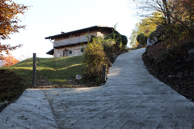 Ultimo tratto strada Rifugio Riva realizzato nel 2020