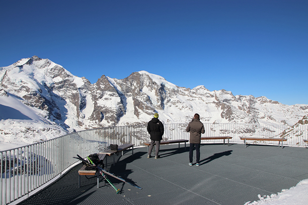 Terrazza Panoramica del Berghaus Diavolezza
