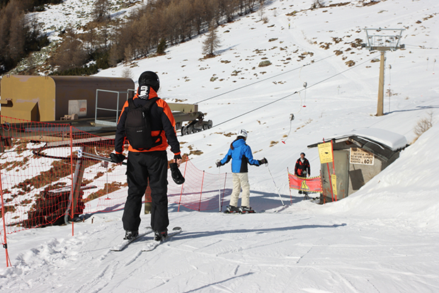 Partenza dello Skilift Alpe Teglio