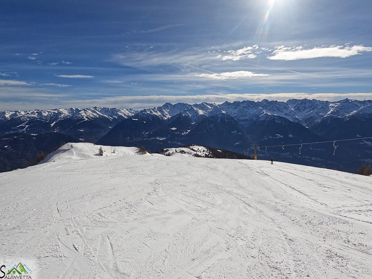 Skiarea Alpe Teglio panorama dai 2500 metri