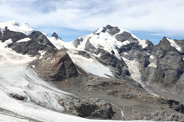 Glacier Experience Trail, visuale spettacolare sul Piz Palu