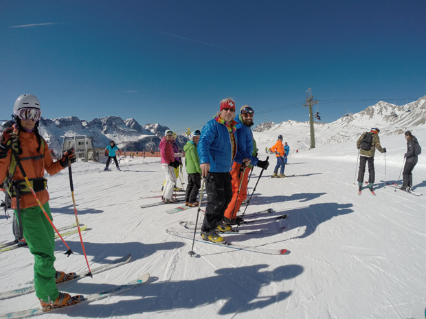 Gruppo Telemark Scufoneda per sciata in compagnia