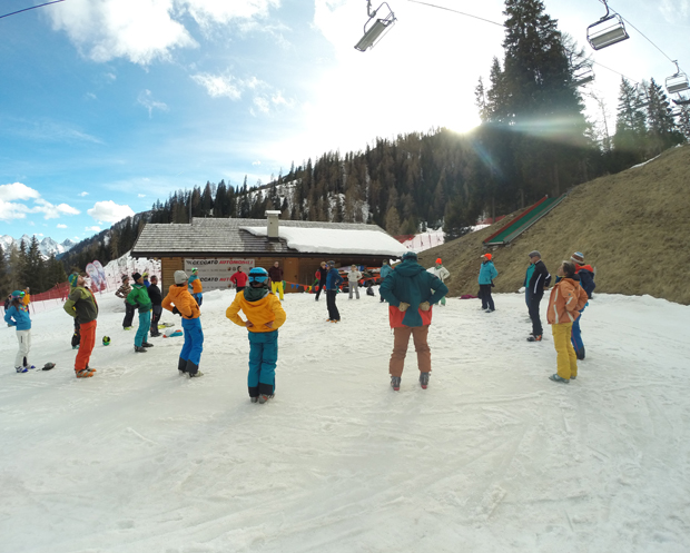 Ski Center Latemar, Yoga sulle piste