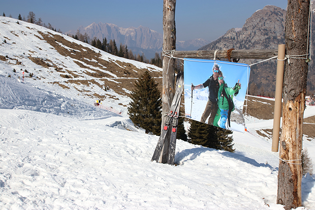 Skiarea Alpe Lusia, inaugurazione panchina alegher