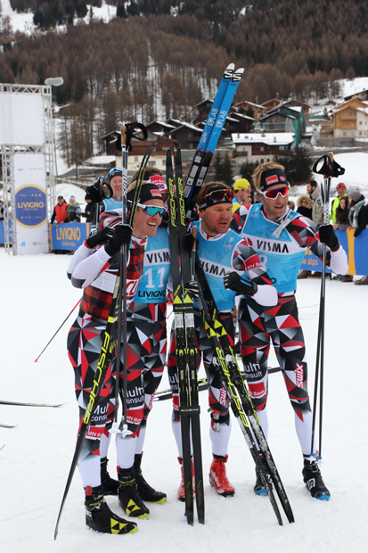 Visma Ski Classic 30 km, i primi tre uomini