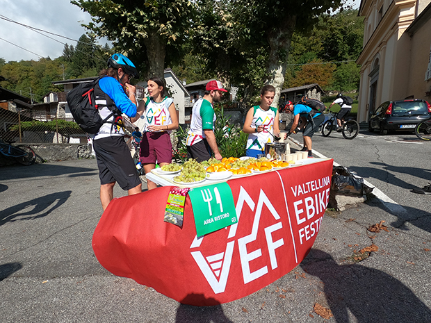 Valtellina E-Bike Festival 2021, il Festival Ride e i suoi ristori