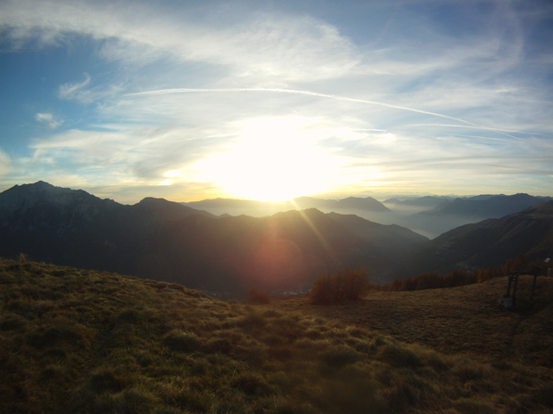 Panorama dal Monte Cimone 1800 mt.