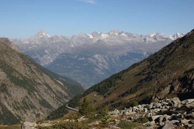 Vista sulle Cime dell'Oberland Bernese