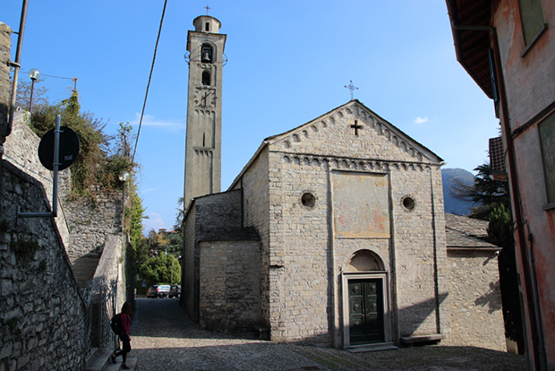 La Greenway del Lago di Como, la Chiesa Arcipretale di Sant Eufemio Battistero a Ossuccio (Co)
