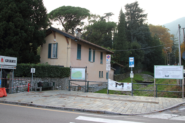 La Greenway del Lago di Como, Griante (Co) dove termina il percorso