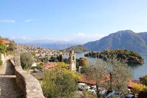 La Greenway del Lago di Como, vista su Ossuccio