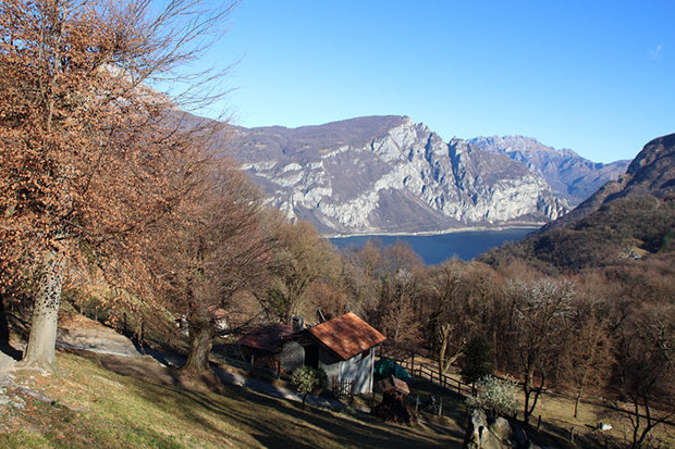 Panorama sulla Grigna e sul ramo lecchese del Lago