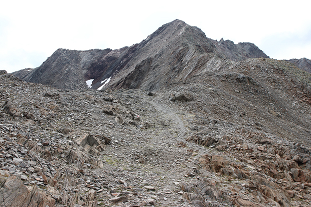 La cresta del Monte Vago