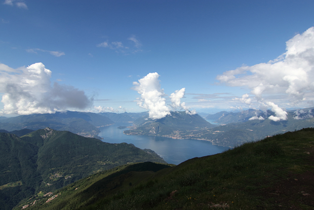 Panorama sul Lago di Como dalla Croce