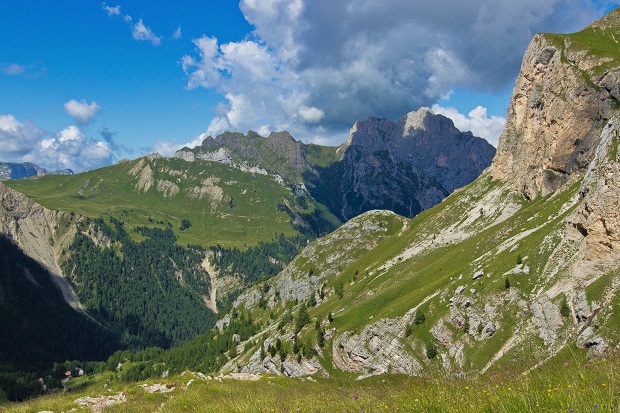 Panorama sulla Val Contrin