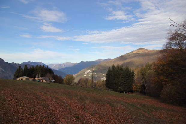 Bellissimo panorama sull'Alpe Piazza