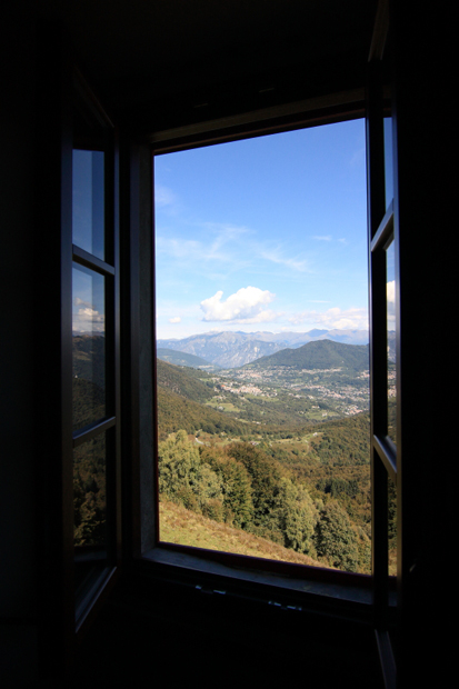 Rifugio Prabello - Vista dalla finestra della camera