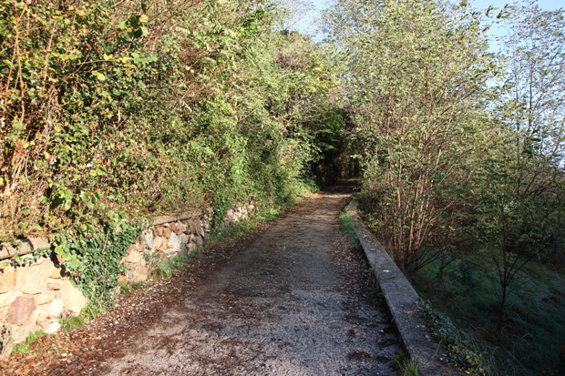 Inizio Strada fondo Cemento da Baiedo al Rifugio Riva
