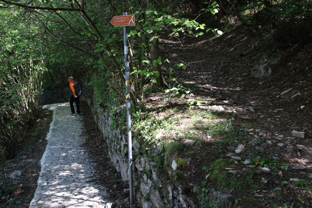 Sentiero del Viandante, tratto dopo Gittana