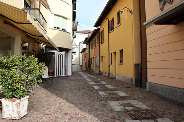 Sentiero dell'Olivo a Lugano, partenza del percorso a Castagnola