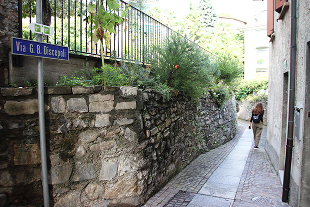 Sentiero dell'Olivo a Lugano, tra le vie del borgo di Castagnola