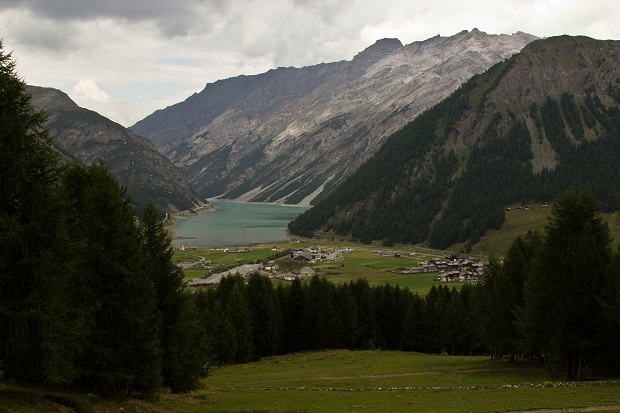 Vista sul Lago di Livigno