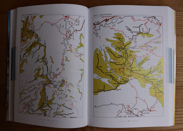 Alpi Giulie e Carniche Orientali - Cartina dettaglio