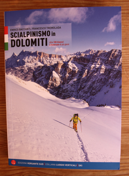 Scialpinismo in Dolomiti, casa Editrice Versante Sud - Copertina