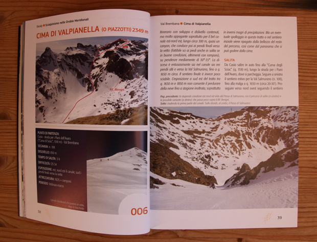Scialpinismo Orobie Meridionali, Idea Montagna - Itinerario