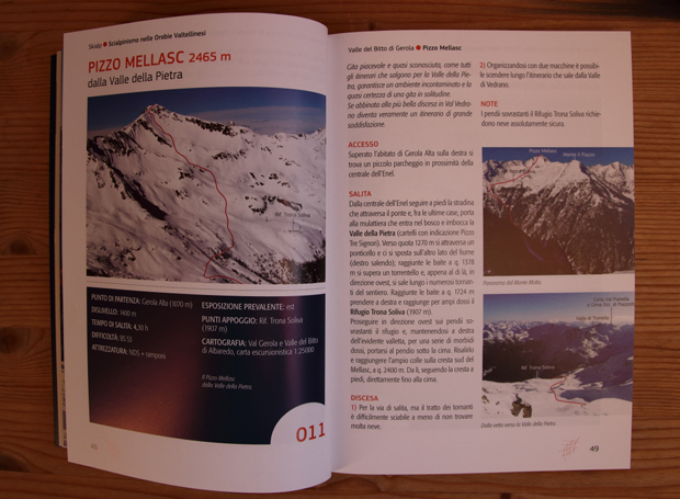 Scialpinismo Orobie Valtellinesi, Idea Montagna - Itinerario