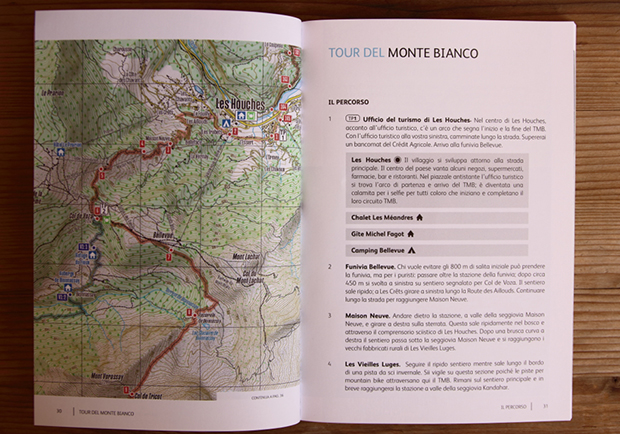 Tour del Monte Bianco di Alpine Studio, Itinerario
