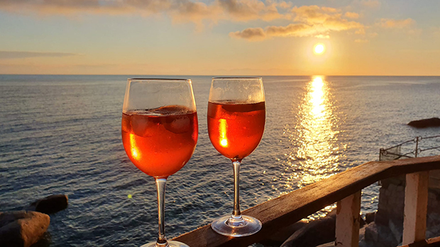 Hotel Sardi Isola d'Elba, aperitivo al tramonto