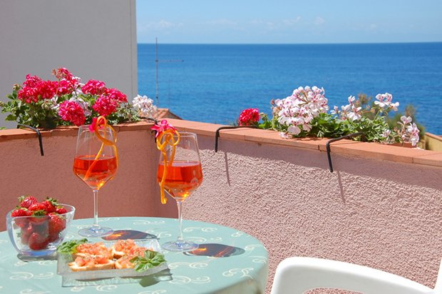 Hotel Sardi Isola d'Elba, aperitivo con vista