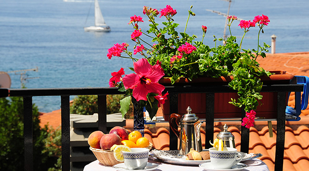 Hotel Sardi Isola d'Elba, colazione in camera sul balcone