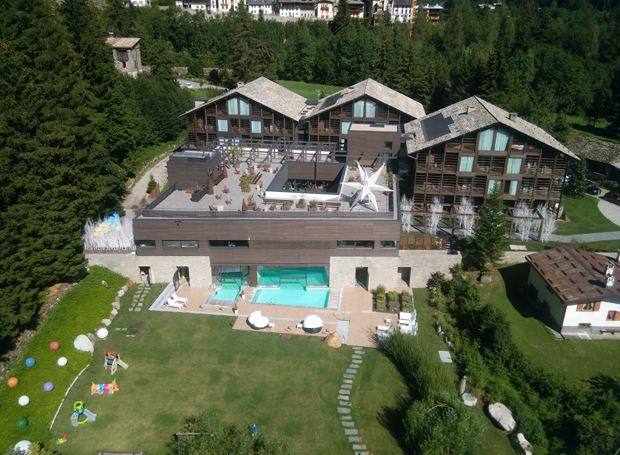 Mirtillo Rosso Family Hotel - Vista aerea Drone