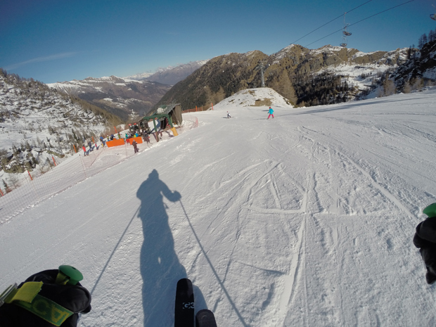 Pista Salmurano in Valgerola - Partenza skilift