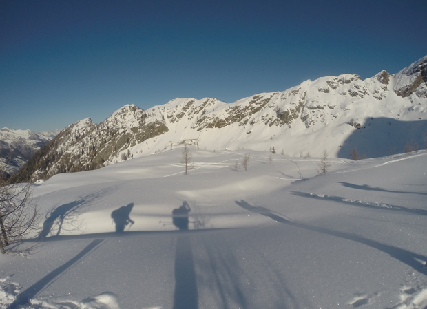 Panorama in neve fresca