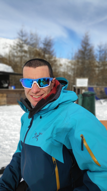 Giorgio Tmk selfie Occhiali Ziel Change Lab - Skiarea Alpe Teglio