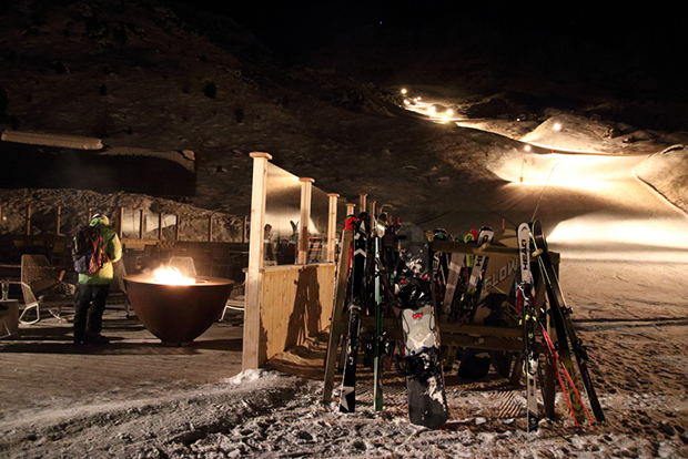 Corvatsch Snow Night, Pista Illuminata nei pressi dell'Alpetta