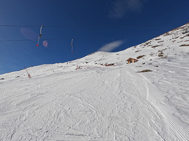 Arrivo dello Skilift Skiarea Alpe Teglio