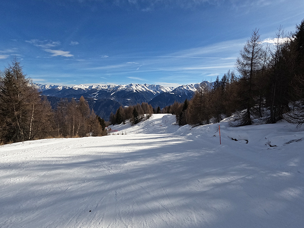 Discesa dalla Skiarea Alpe Teglio