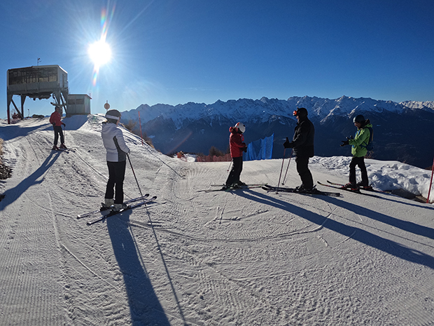 Skiarea Alpe Teglio, partenza pista dopo la Seggiovia