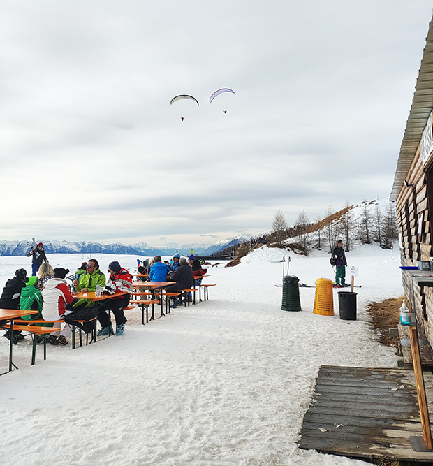 Il Bar/Ristorante Baitello, nella Skiarea Alpe Teglio