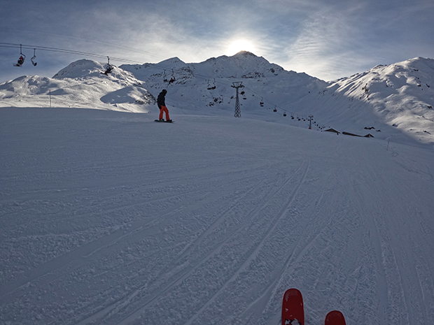 La Skiarea di Splugen, pista Lattensfafel