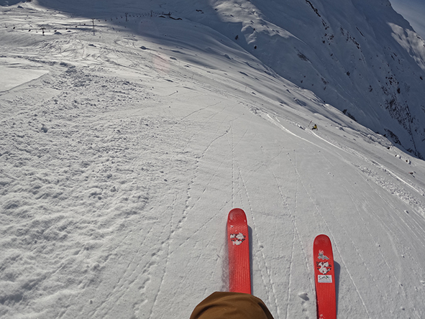 La Skiarea di Splugen, tratti di freeride