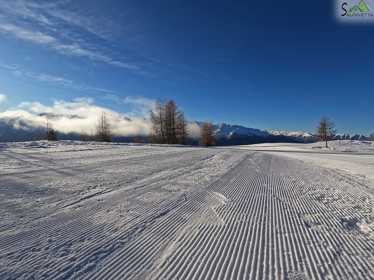 Alpe Teglio Skiarea, panorama delle Piste Intermedia Seggiovia