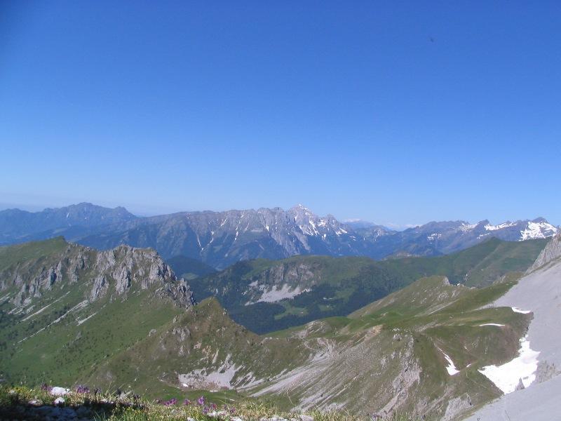 Panorama dal Passo Pozzera