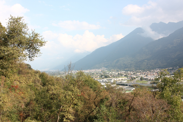Panorama sulla Valtellina 