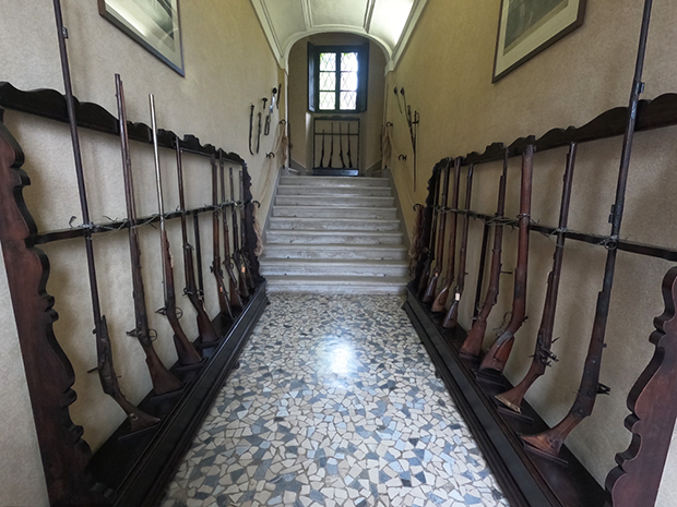 Il Treno dei Sapori - l'interno del Castello di Bornato