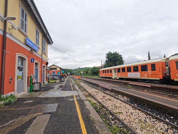 Il Treno dei Sapori - nella stazione di Bornato (Bs)